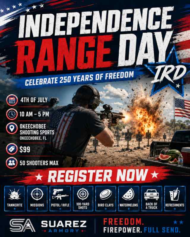 7/4 - INDEPENDENCE RANGE DAY (IRD) EVENT!