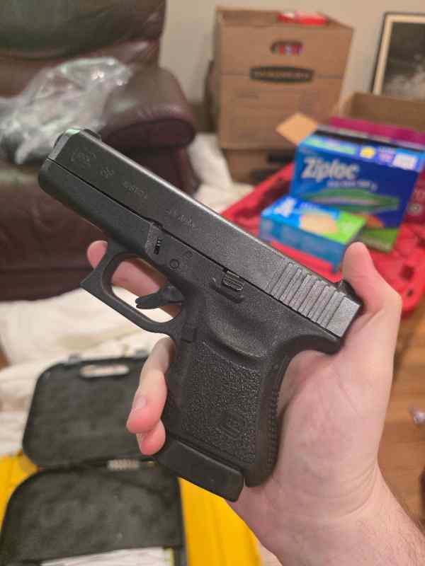 Glock 36 and 7 Magazines with holsters